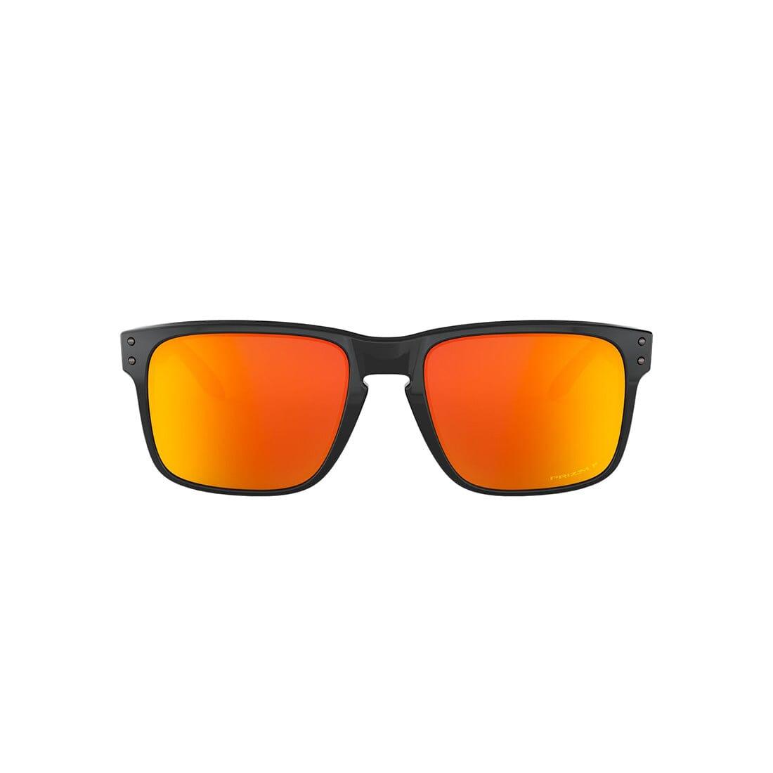 OAKLEY HOLBROOK Sunglasses Polished Black: Prizm Ruby Polarized