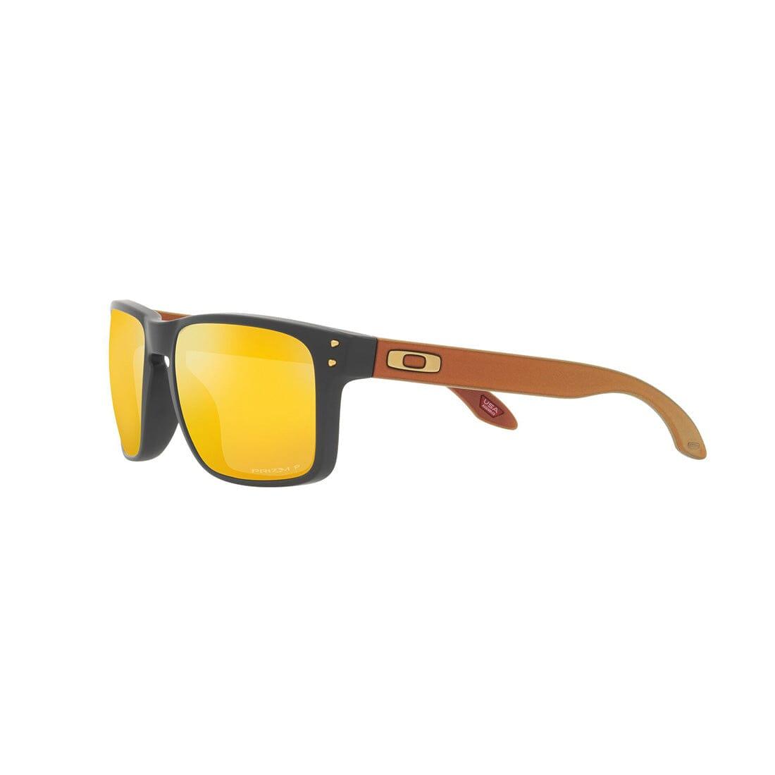 OAKLEY HOLBROOK Sunglasses Matte Carbon: Prizm 24K Polarized