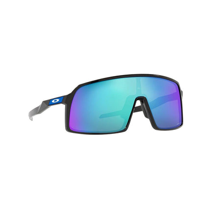 OAKLEY SUTRO Sunglasses Polished Black: Prizm Sapphire