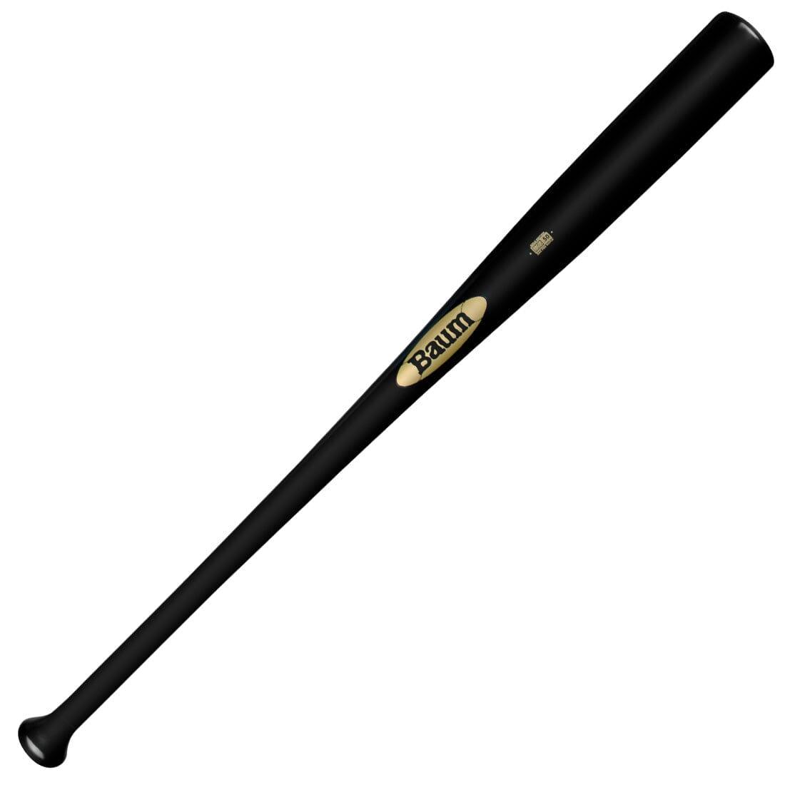 BAUM Bat Gold Stock (-3) Maple Baseball Bat: BBMSGSTKPRO3-BK