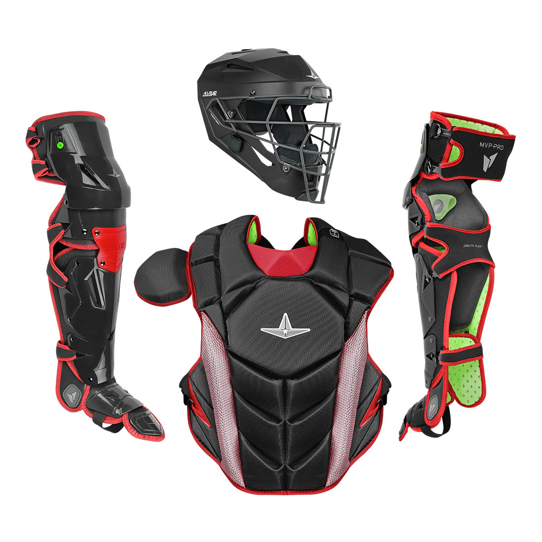 All Star MVP Pro Series Adult Catcher's Kit: CKCC5LGE