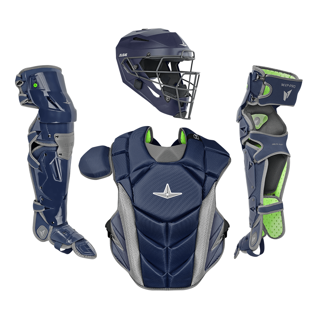 All Star MVP Pro Series Adult Catcher's Kit: CKCC5LGE