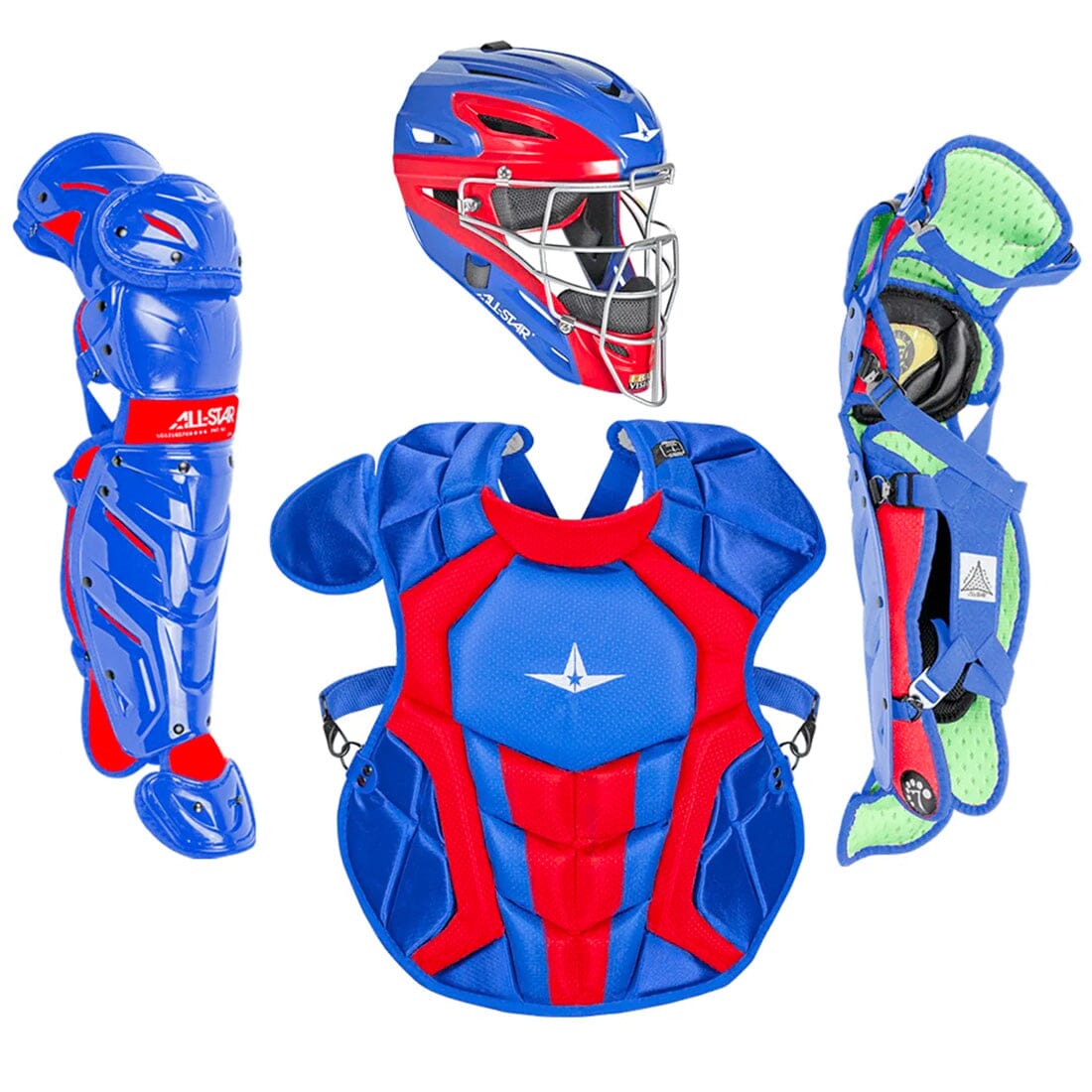 All-Star S7 Axis Elite (Ages 9-12) Two-Tone Catcher's Kit NOCSAE Approved:  CKCC912S7XTT