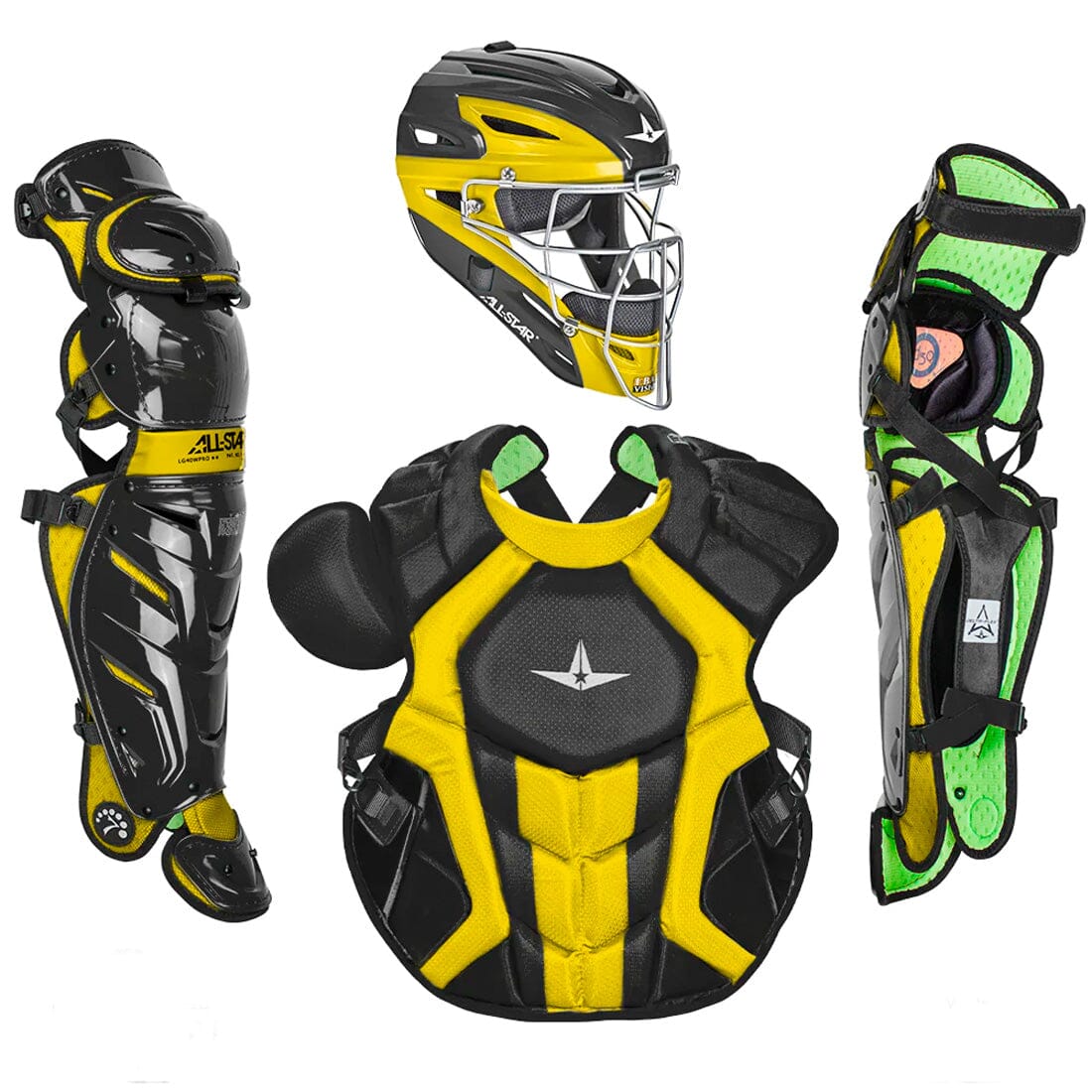 All-Star S7 AXIS (Adult) Two Tone Catcher's Kit NOCSAE APPROVED:  CKCCPRO1X-TT