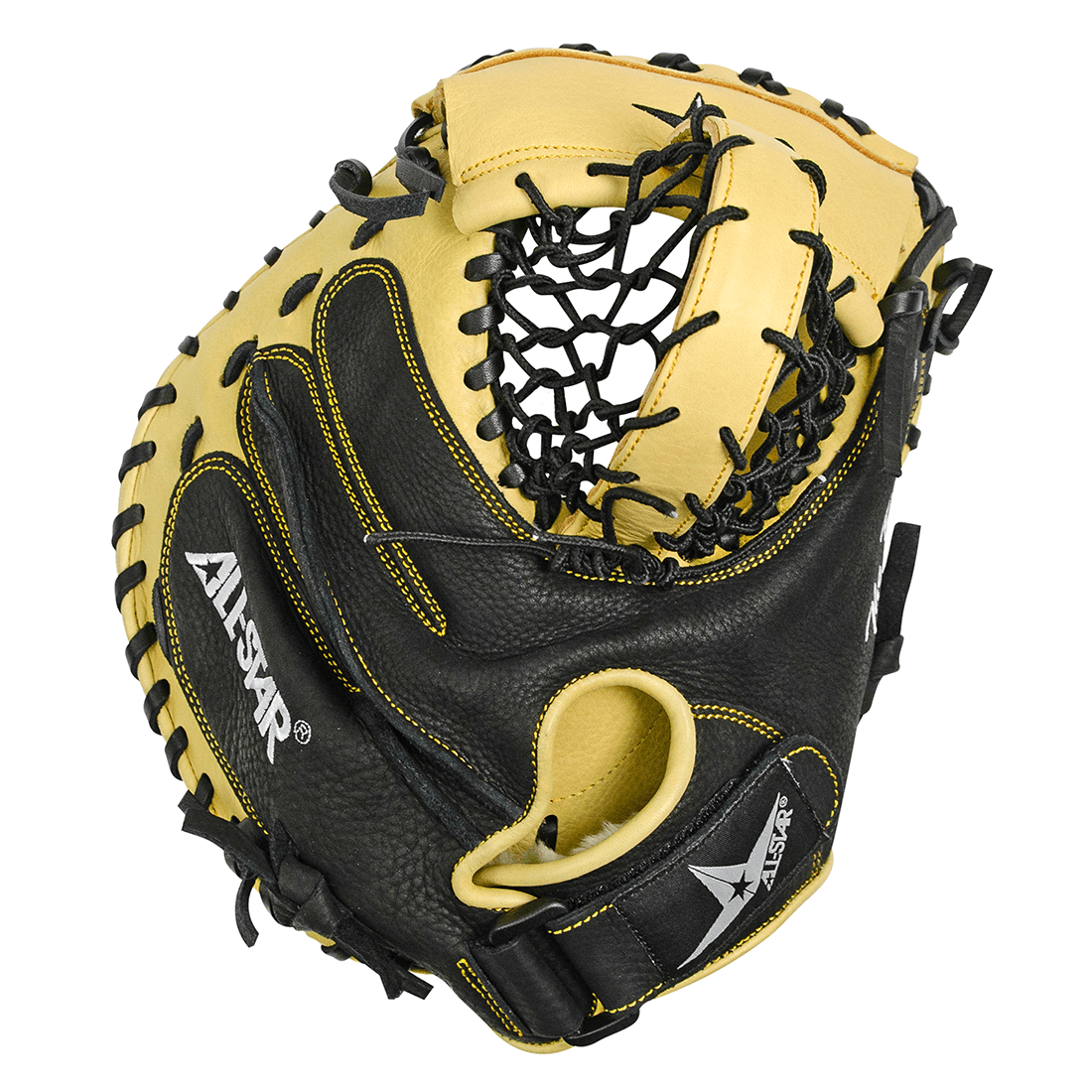 All Star "The Keyhole" Training Catcher's Mitt: CM4000TM-BK