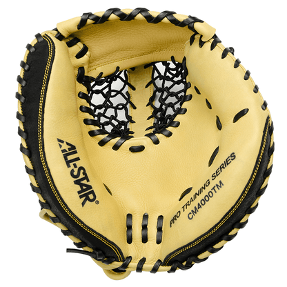 All Star "The Keyhole" Training Catcher's Mitt: CM4000TM-BK