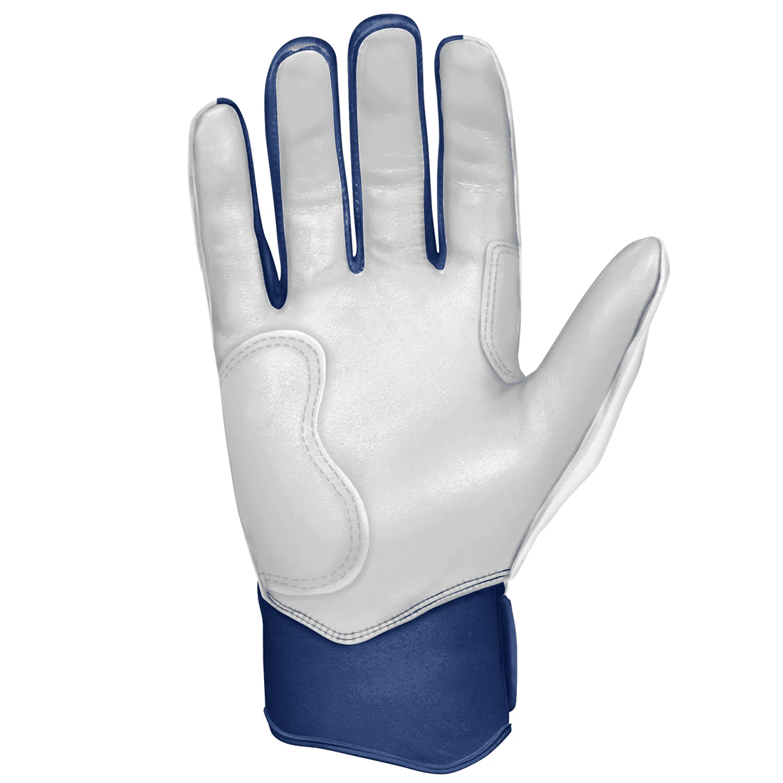 Bruce Bolt Premium Pro Chrome Series Short Cuff Batting Gloves: Navy