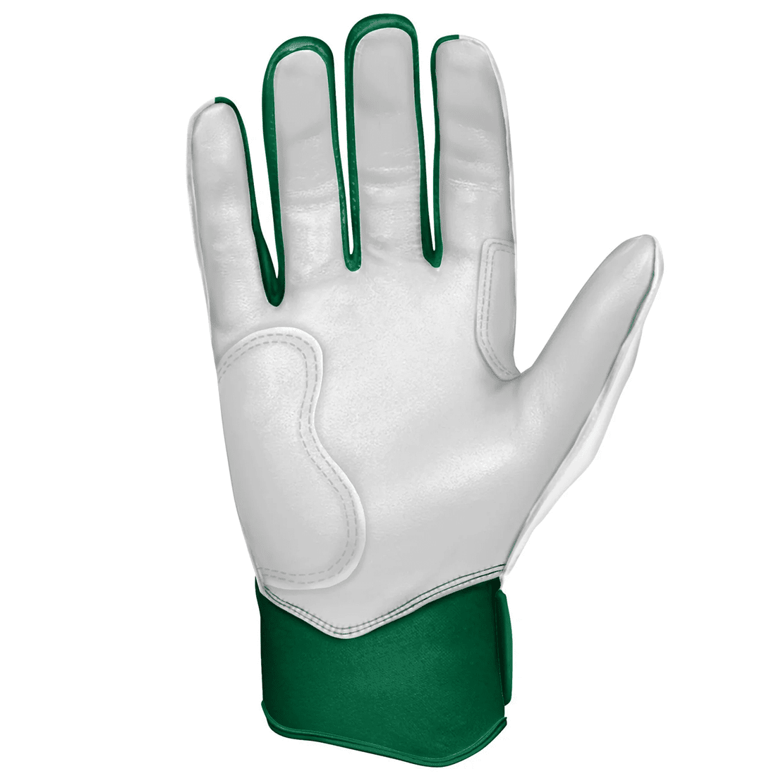 Bruce Bolt Premium Pro Chrome Series Short Cuff Batting Gloves: Green