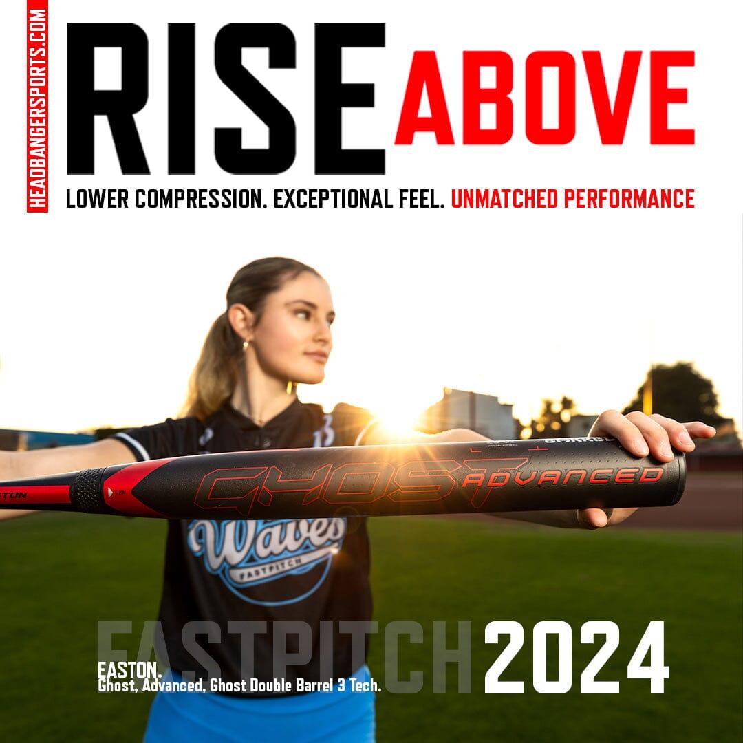 The 2024 -11 Ghost Advanced is hotter than anything else in softball, thanks to Double Barrel 3 technology and finely tuned swing weight. Rise above the competition!