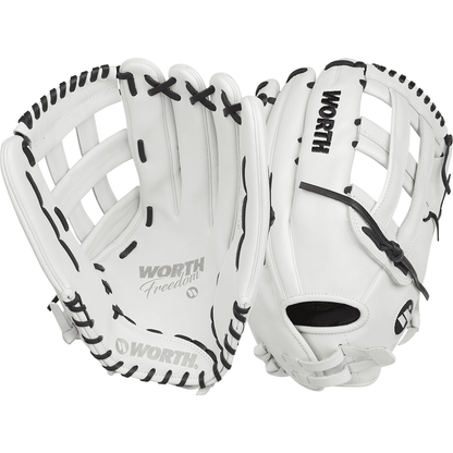 Worth Freedom Series 15" Slowpitch Softball Glove: WWF150-6WB