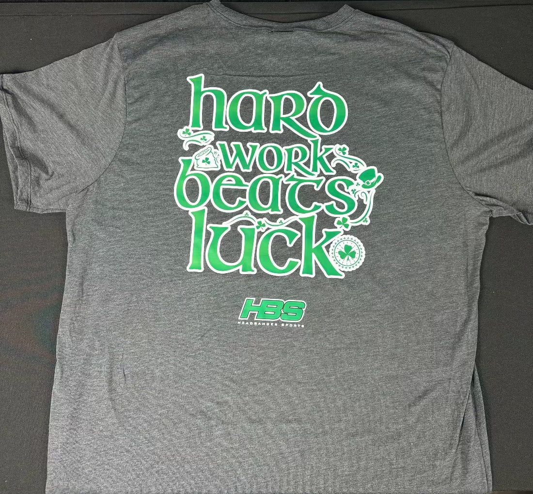 Shop HB Sports Lifestyle Active Wear Men's Shirts: St Patricks Day (Black Heather) at Headbanger Sports