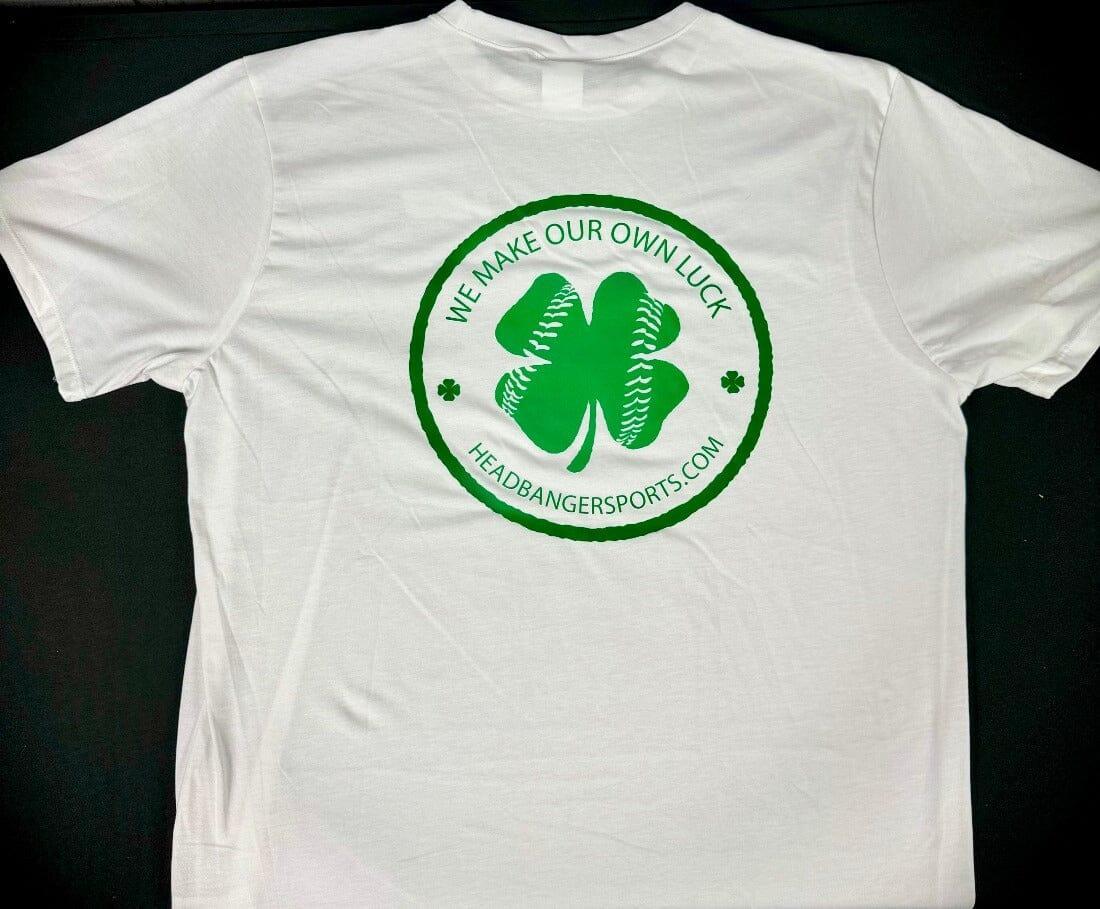 Shop HB Sports Lifestyle Active Wear Men's Shirts: St Patricks Day (White) at Headbanger Sports