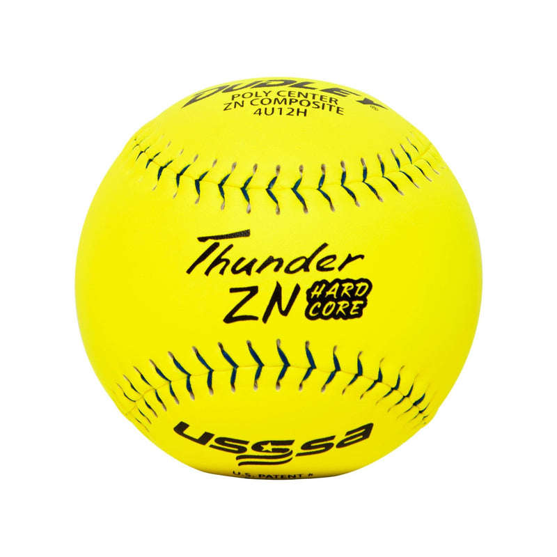 Dudley Thunder ZN Hard Core 12" PRO M USSSA Slowpitch Softballs HB