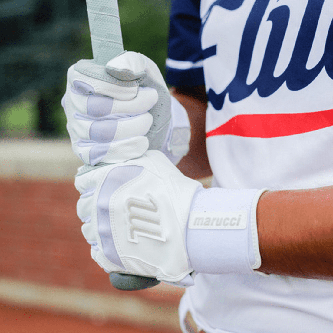 Marucci Signature Full Wrap Adult Batting Gloves (Multiple Colorways): MBGSGN3FW