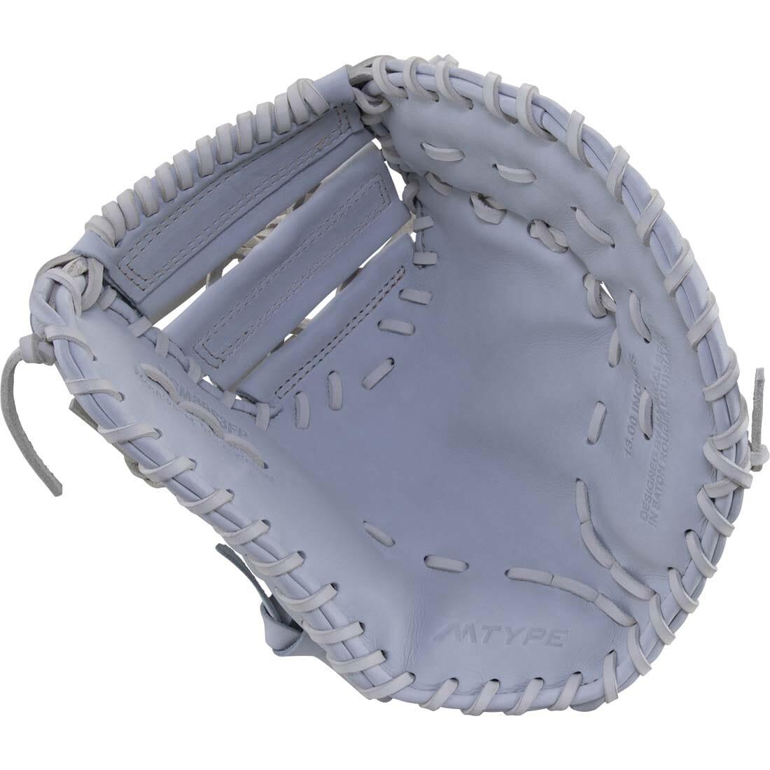 Marucci Magnolia M-Type 39S3 13" Dual Bar Web Fastpitch First Base Mitt: MFGMGM39S3FP-W