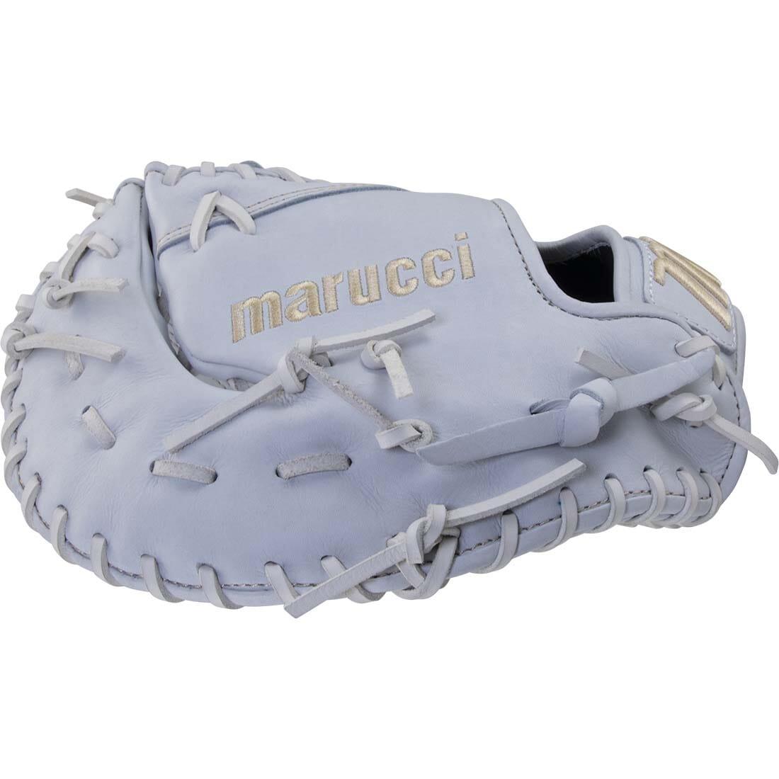 Marucci Magnolia M-Type 39S3 13" Dual Bar Web Fastpitch First Base Mitt: MFGMGM39S3FP-W