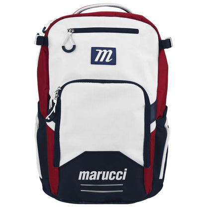 Shop Marucci Valor Red and Navy Team Bat Bags