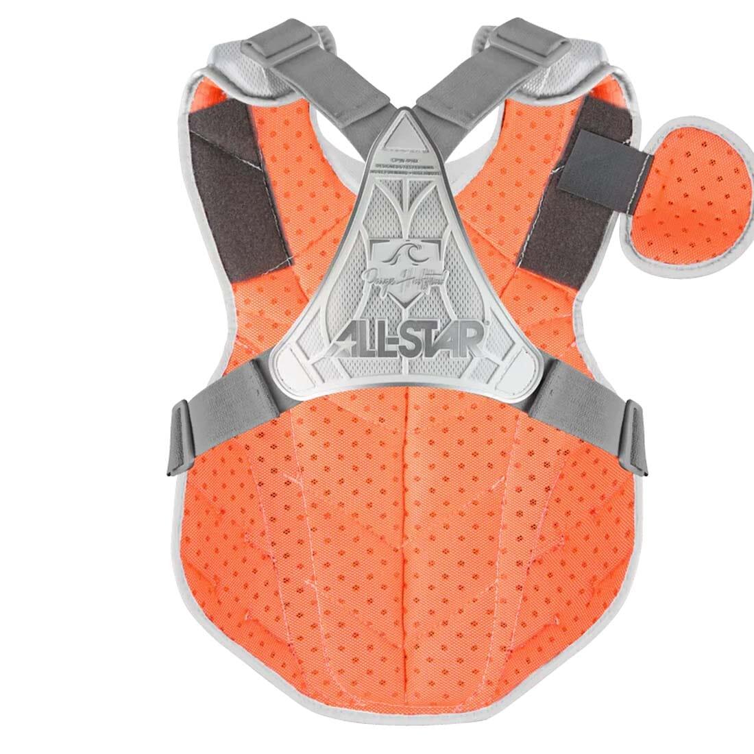 Inside of All-Star Paige Halstead PHX Fastpitch Catcher's Chest Protector