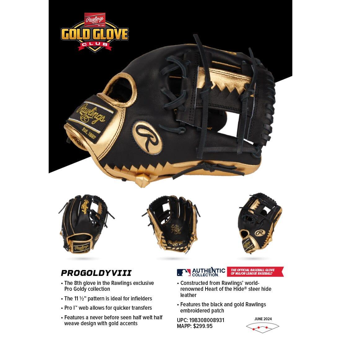 Rawlings Heart of the Hide 11.5" June 2024 RGGC Baseball Glove: PRO-GOLDYVIII