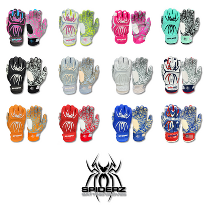 2025 Spiderz Hybrid Batting Gloves