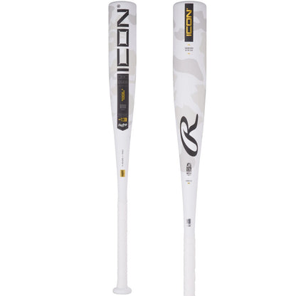 2025 Rawlings Icon 2 5/8" (-13) Junior Big Barrel Baseball Bat: RJB5I13