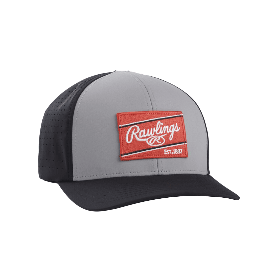 Rawlings Red Patch FlexFit Hat: RSGVH