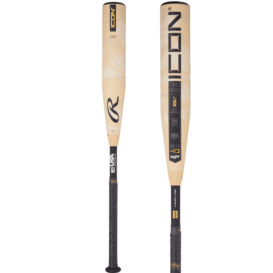 2025 Rawlings Icon 2 5/8" USA Baseball Bat: -12, -10, -8