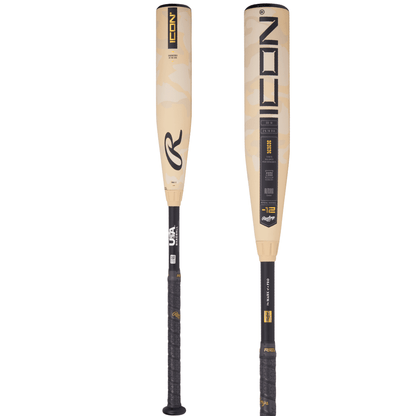 2025 Rawlings Icon 2 5/8" USA Baseball Bat: -12, -10, -8