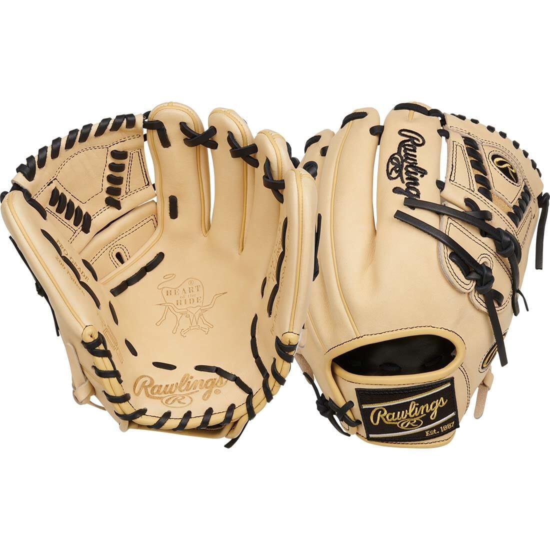 Whether you're on the Mound or in the Infield, this Rawlings Heart of the Hide 11.75-inch Glove Will Show Opponents That You Mean Business. (Camel and Black)