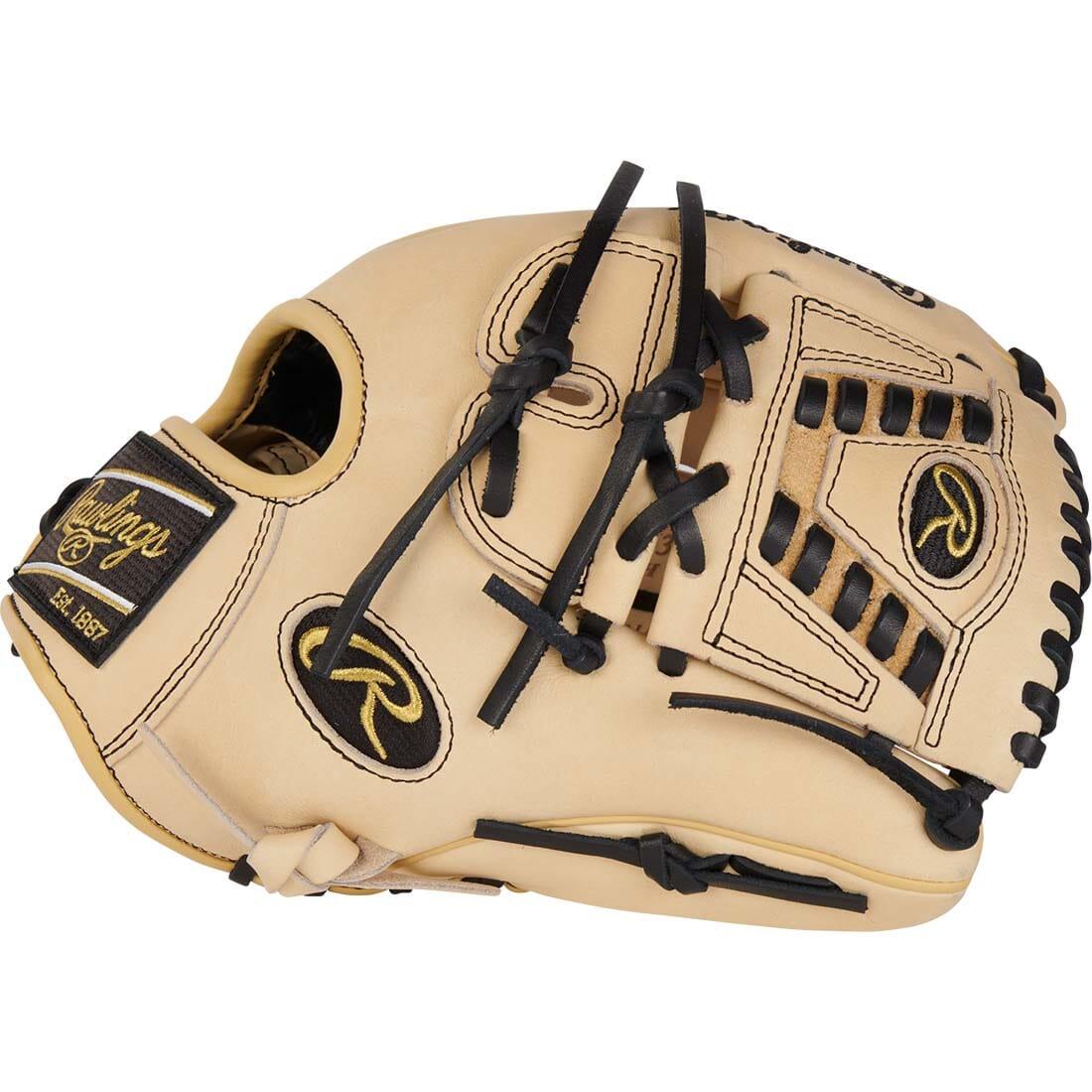 Whether you're on the Mound or in the Infield, this Rawlings Heart of the Hide 11.75-inch Glove Will Show Opponents That You Mean Business. (Camel and Black)