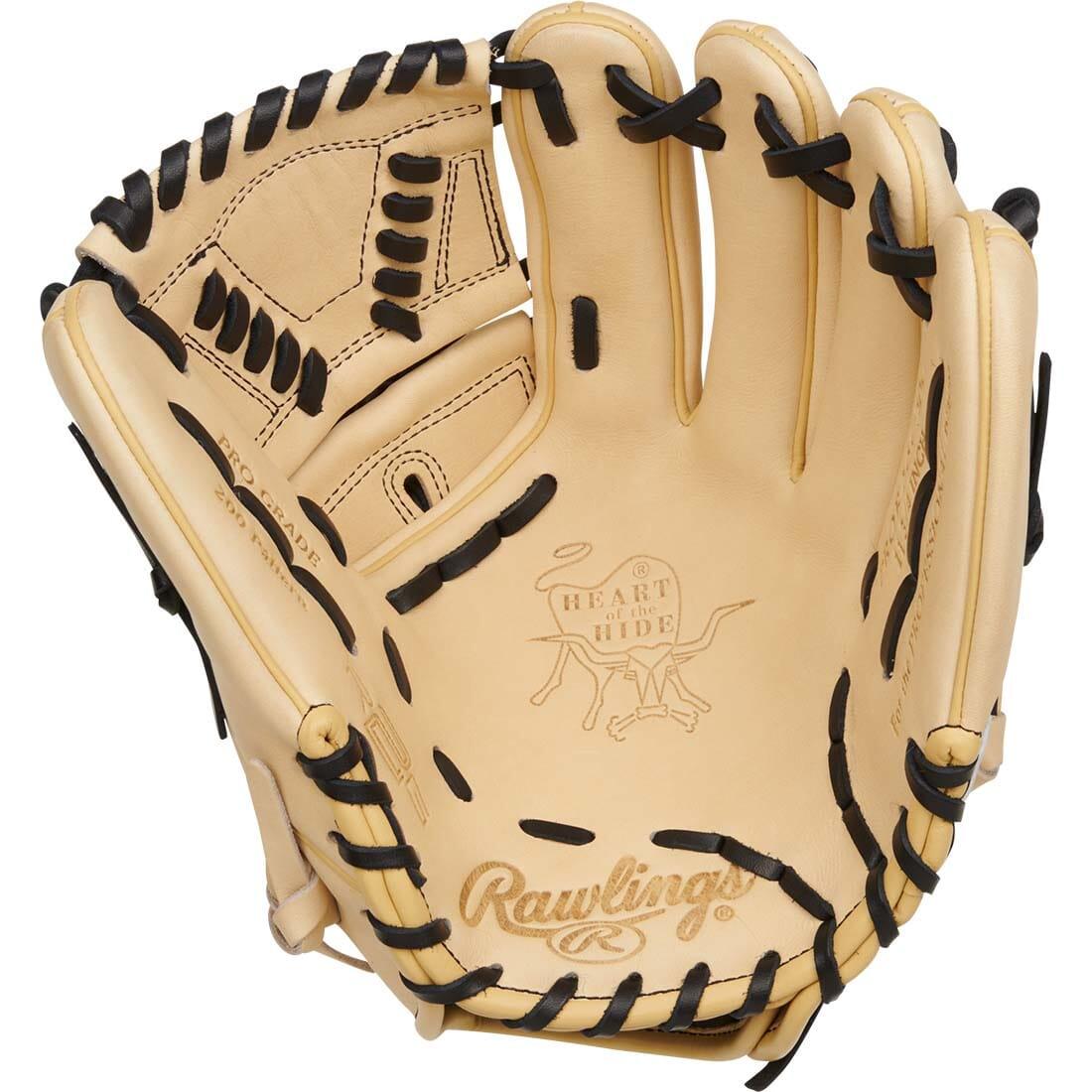 Whether you're on the Mound or in the Infield, this Rawlings Heart of the Hide 11.75-inch Glove Will Show Opponents That You Mean Business. (Camel and Black)