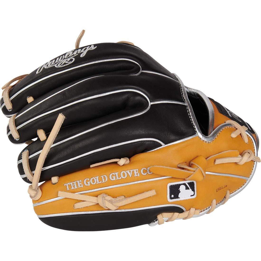 This Rawlings Heart of the Hide 11.5-inch R2G Infield Baseball Glove Will Make You a PItcher's Best Friend in the Field. Black and Tan with a Pro-I Web Design.