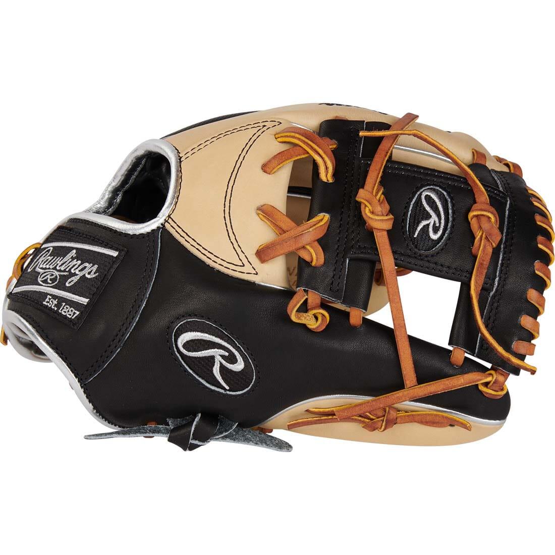 Own the Infield With This Heart of the Hide Ready to Go Series 11.5-inch Infield Baseball Glove! Featuring a Striking Black and Camel Colorway, and PRO I Web.