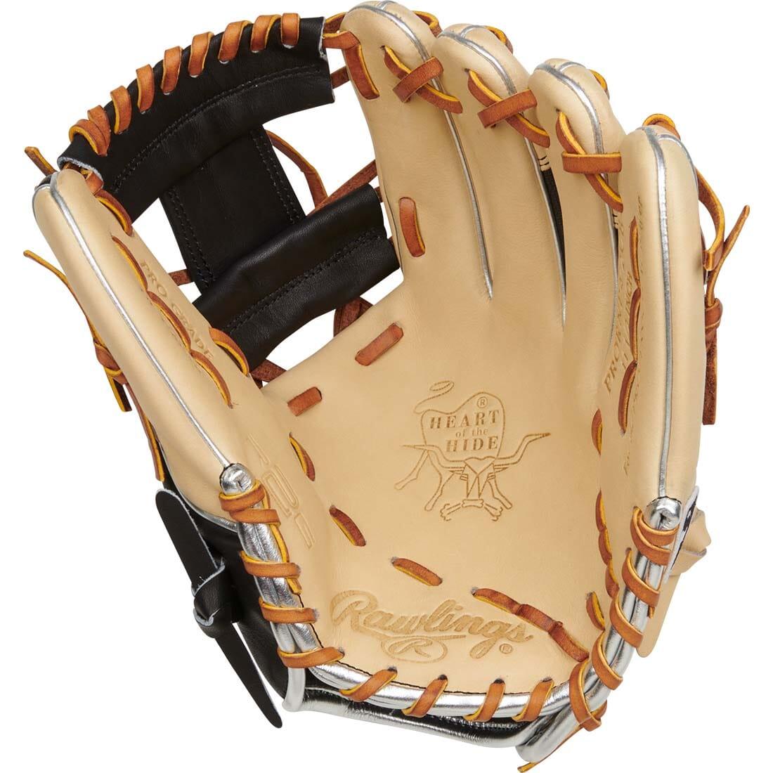 Own the Infield With This Heart of the Hide Ready to Go Series 11.5-inch Infield Baseball Glove! Featuring a Striking Black and Camel Colorway, and PRO I Web.