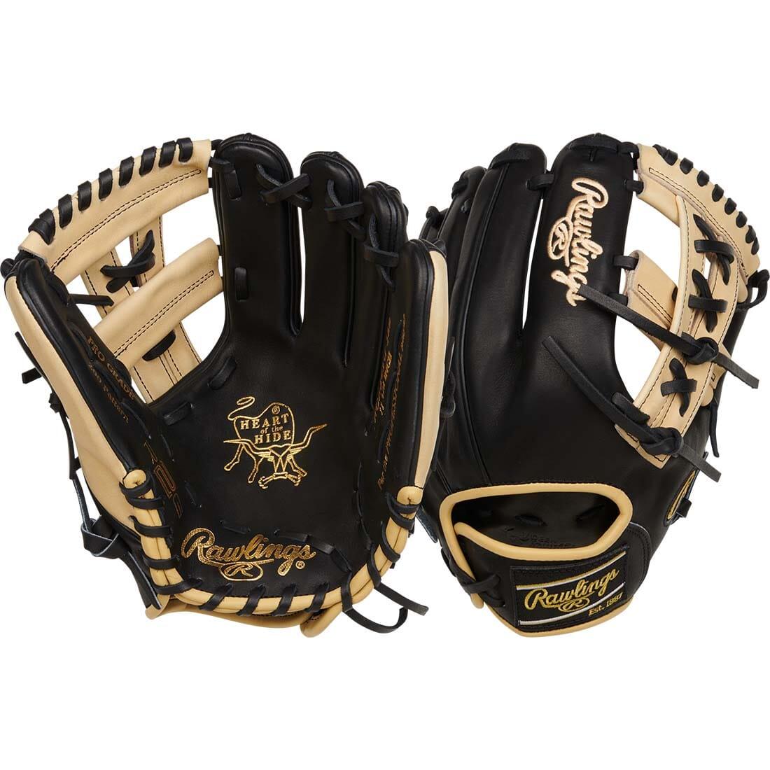 This 11.75-inch Rawlings Heart of the Hide R2G Black and Tan ContoUR Fit Utility Glove is Perfect for the Jack-Of-All-Trades Who Can Play Anywhere. Free S&H.