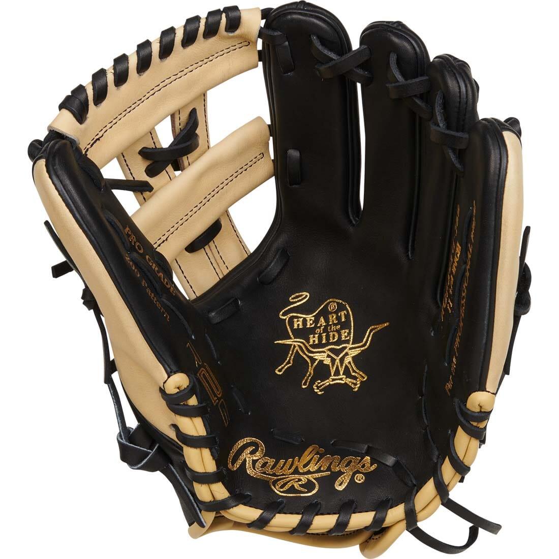 This 11.75-inch Rawlings Heart of the Hide R2G Black and Tan ContoUR Fit Utility Glove is Perfect for the Jack-Of-All-Trades Who Can Play Anywhere.