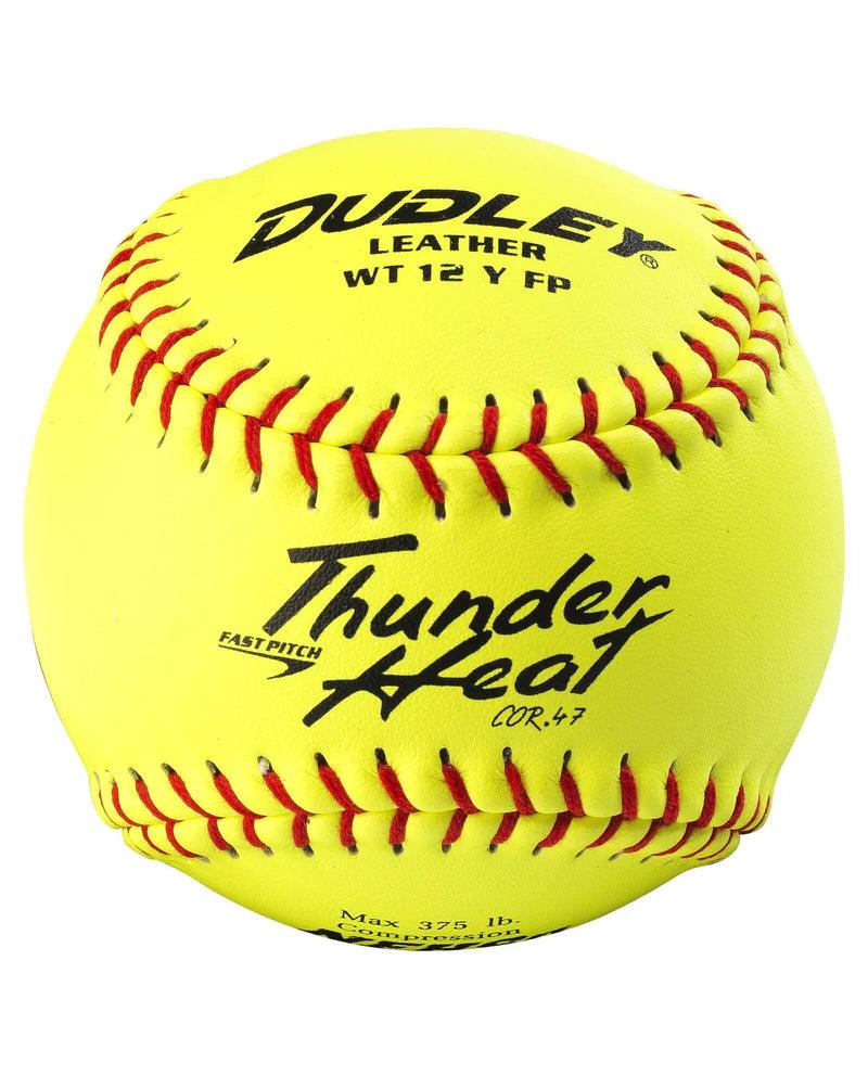 Dudley 12" NFHS Thunder Heat Fastpitch Softball (Dozen) Bucket: 4D48051