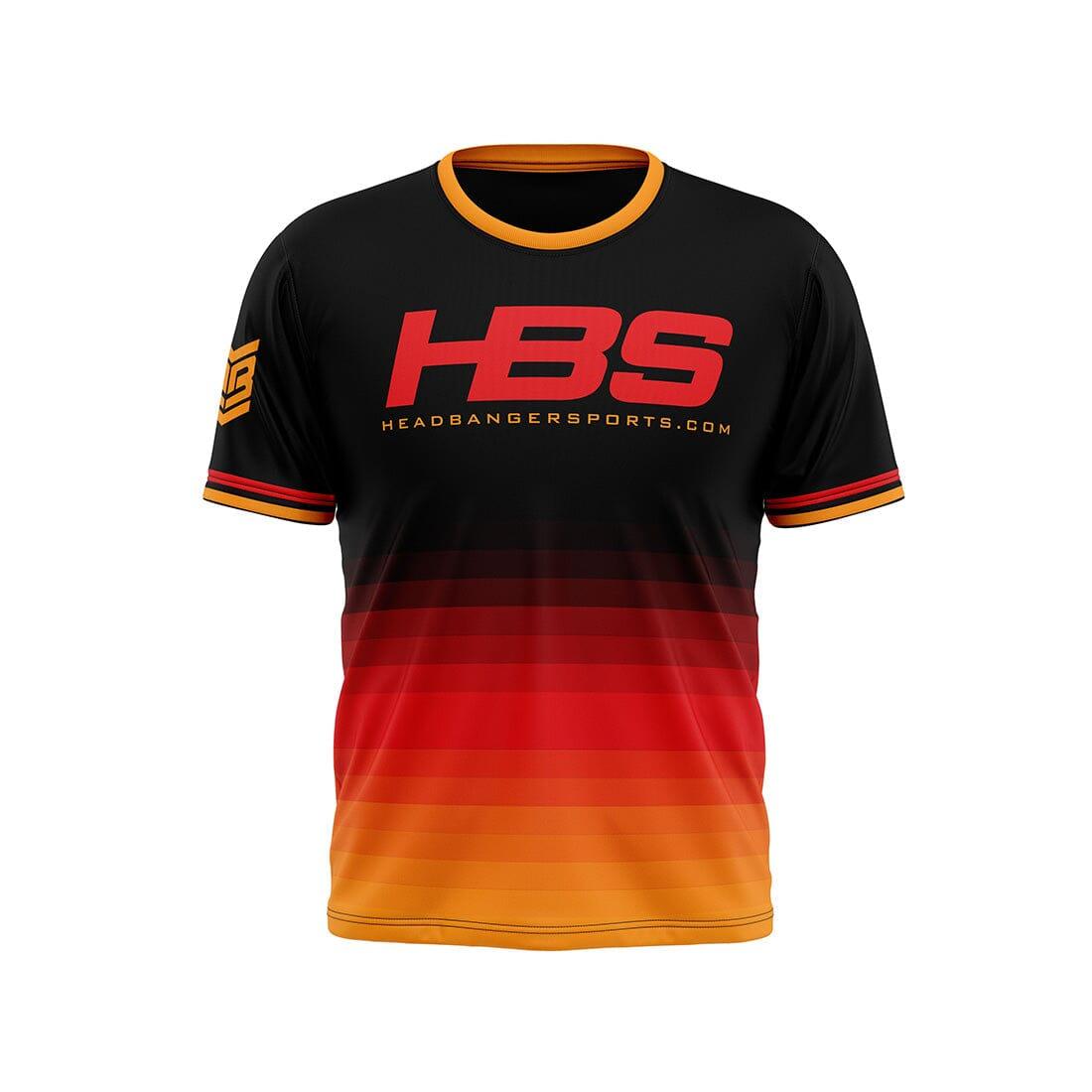 Headbanger Sports Gradient Fade Series Short Sleeve Jersey: Multiple Designs