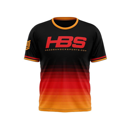 Headbanger Sports Gradient Fade Series Short Sleeve Jersey: Multiple Designs