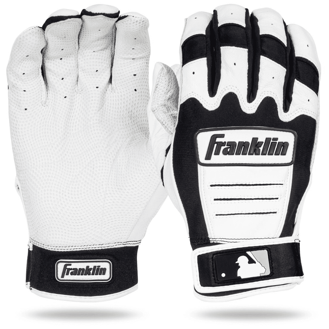 Franklin CFX Pro Black/White Batting Gloves: 10570F