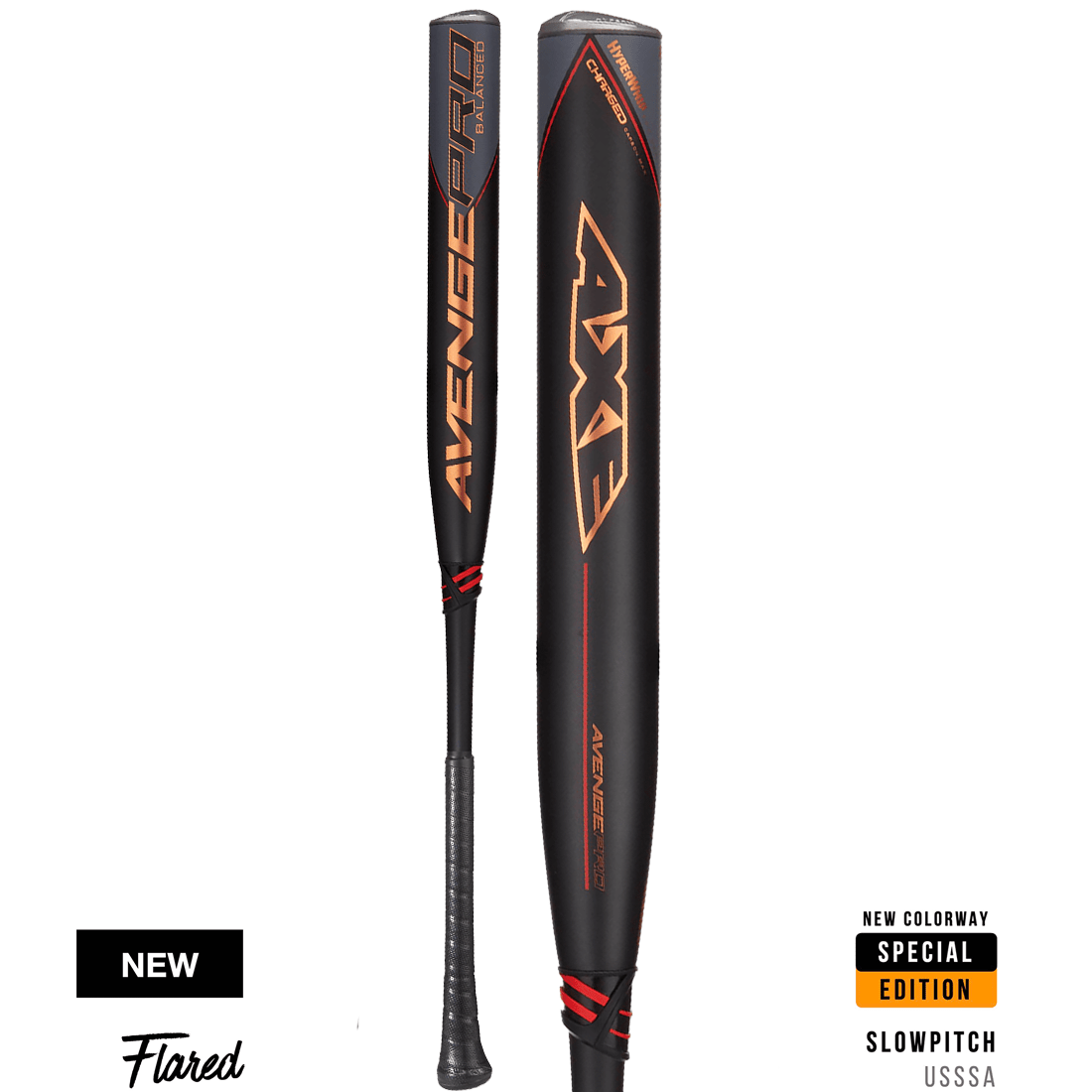 2023 Axe Avenge Pro Flared USSSA Slowpitch Softball Bat - Balanced: L154KA-FLR