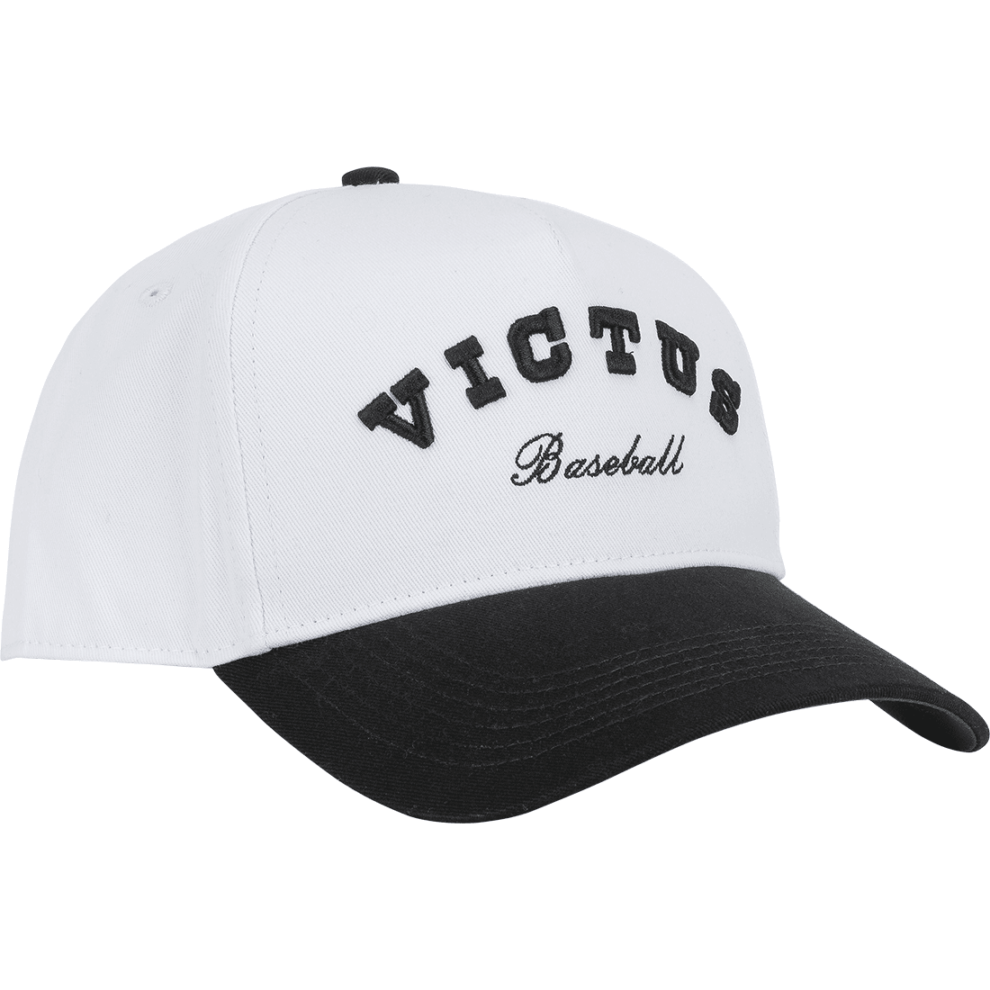 Victus Baseball Snapback Hat: VAHTVB-W/BK