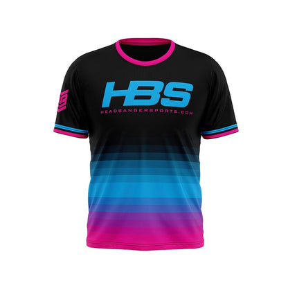 Headbanger Sports Gradient Fade Series Short Sleeve Jersey: Multiple Designs