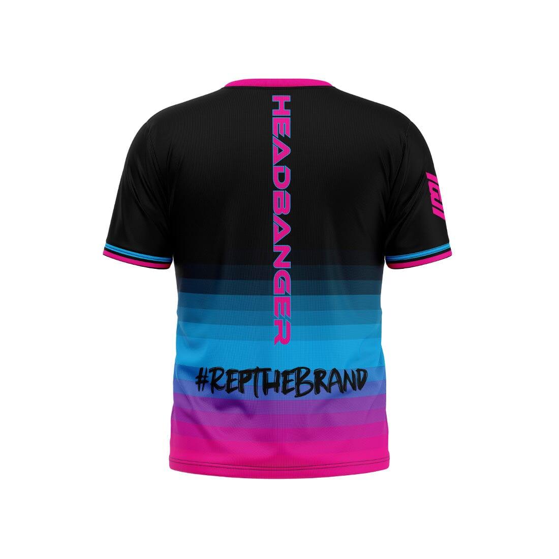 Headbanger Sports Gradient Fade Series Short Sleeve Jersey: Multiple Designs