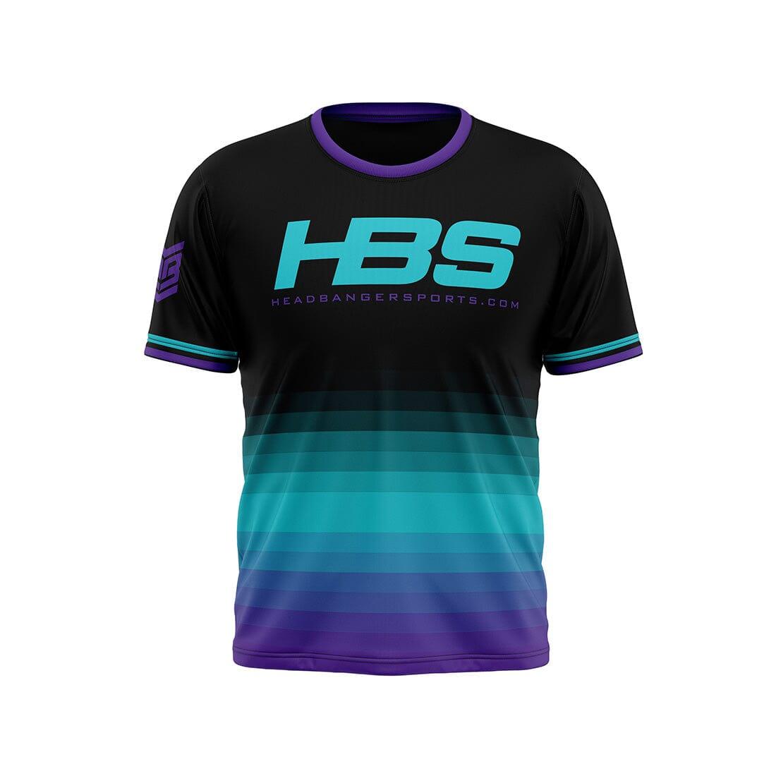 Headbanger Sports Gradient Fade Series Short Sleeve Jersey: Multiple Designs