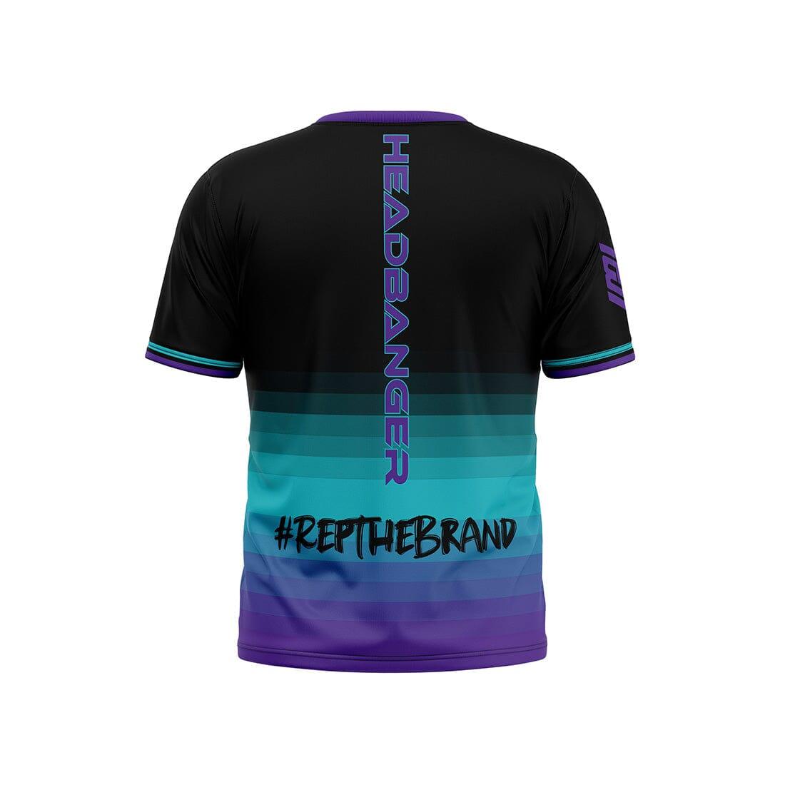 Headbanger Sports Gradient Fade Series Short Sleeve Jersey: Multiple Designs