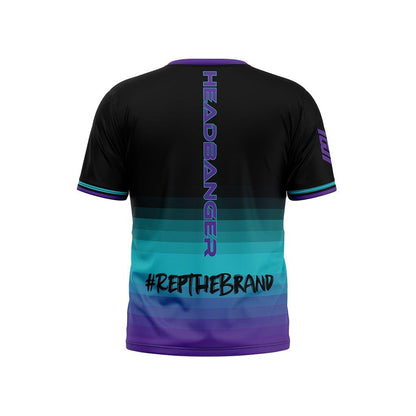 Headbanger Sports Gradient Fade Series Short Sleeve Jersey: Multiple Designs