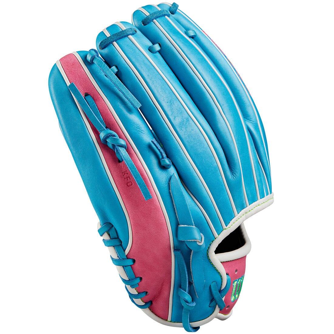 2024 Wilson Fall A2000 1785 11.75" Infield Baseball Glove: Tropical Blue / Pink