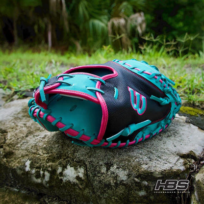 2024 Fall Wilson A2000 SuperSkin 33" Baseball Catcher's Mitt: WBW10227433 from Headbanger Sports