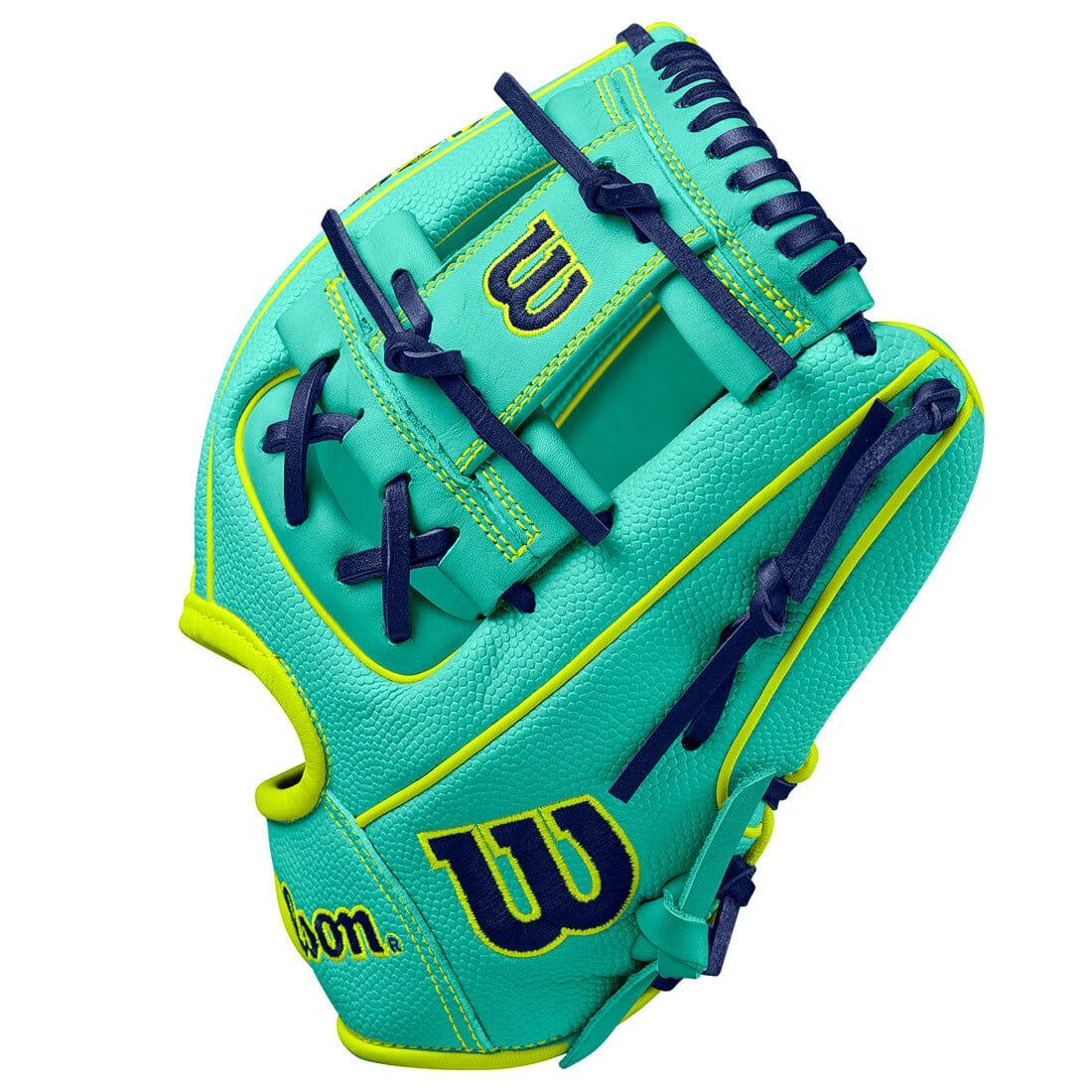 Side Web View of the brand new 2024 Wilson Fall SuperSkin DP15 11.5" Baseball Glove From Headbanger Sports